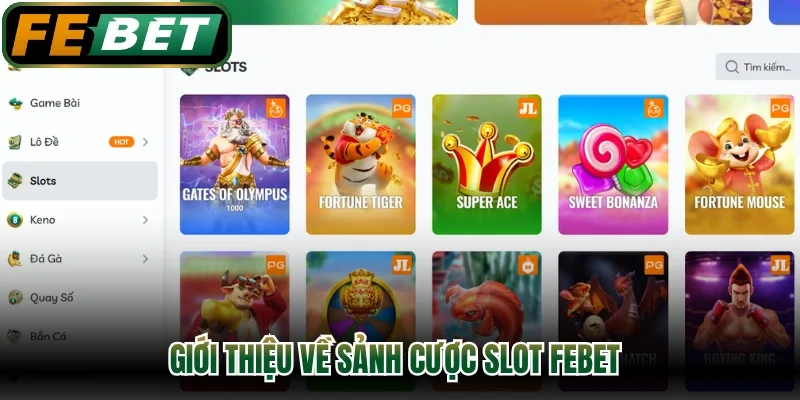 Giới thiệu về sảnh cược Slots FEBET